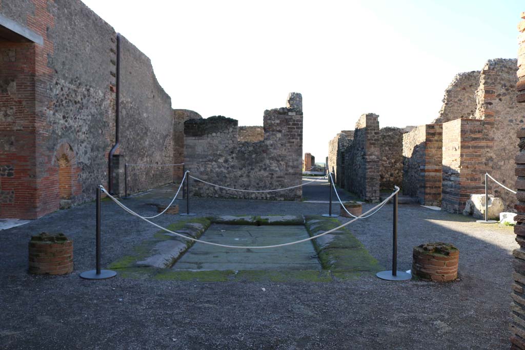 VIII.2.14 Pompeii. December 2018. Looking west across atrium. Photo courtesy of Aude Durand.