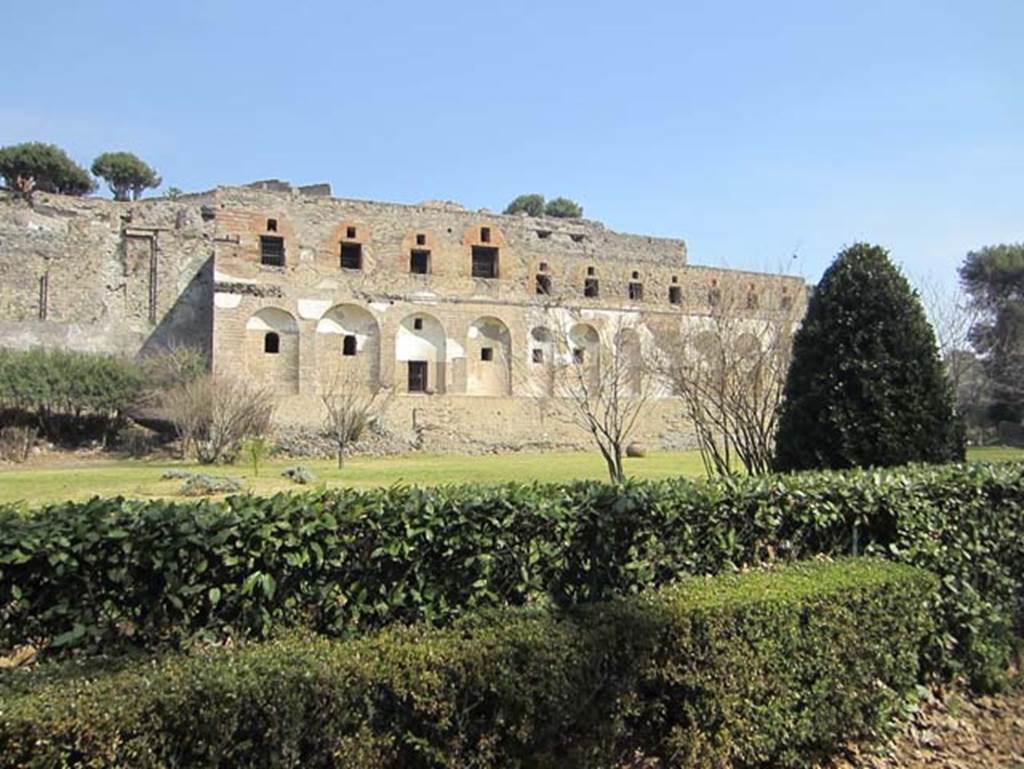 VIII.2.20 Pompeii. March 2012. Rear of Sarno Baths. Photo courtesy of Marina Fuxa.