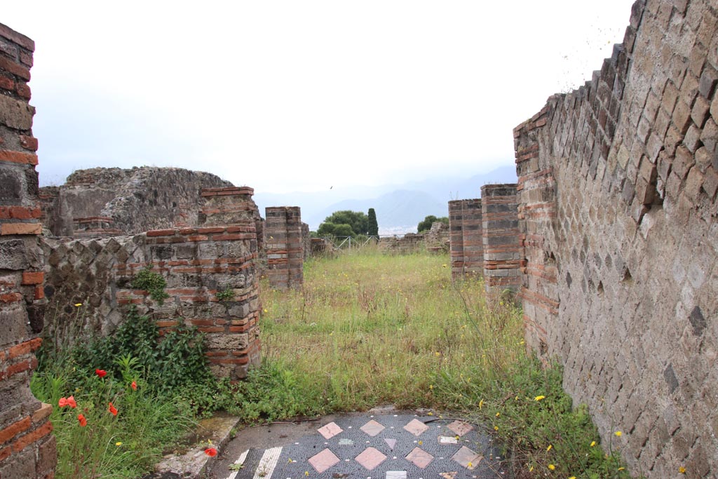 VIII.2.29 Pompeii. May 2024. Looking south towards atrium from entrance corridor. Photo courtesy of Klaus Heese.