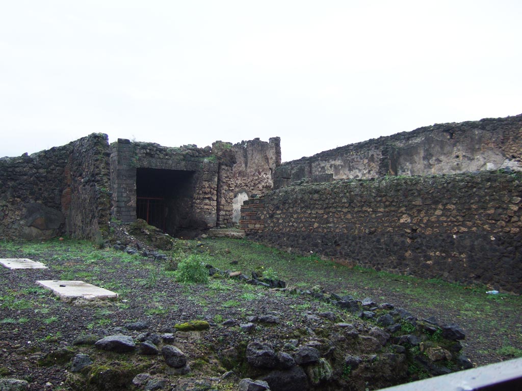 VIII.2.37 Pompeii. December 2005. Looking west towards VIII.2.36.