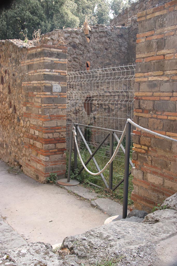 VIII.2.38 Pompeii. October 2023. 
Looking east towards entrance doorway. Photo courtesy of Klaus Heese.
