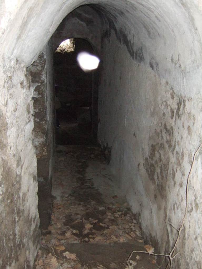 VIII.2.39 Pompeii. May 2006. Corridor 01 looking south on second lower floor.

