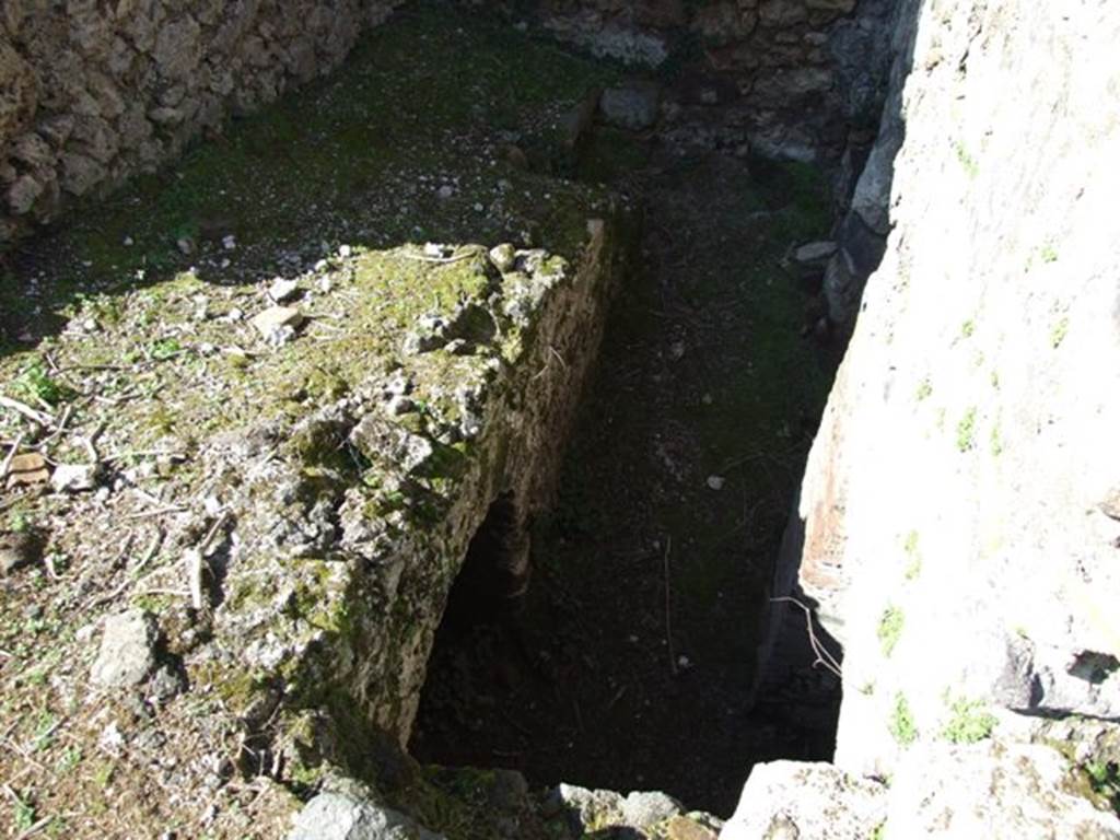 VIII.3.4 Pompeii.  March 2009. Room 15.  Second Kitchen, with Cellars below.