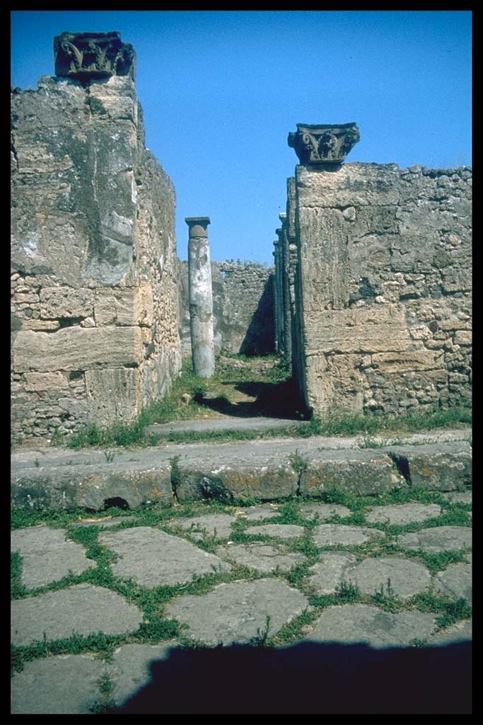 VIII.3.27 Pompeii. Entrance on Via delle Scuole.
Photographed 1970-79 by Günther Einhorn, picture courtesy of his son Ralf Einhorn.
