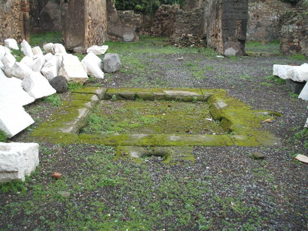 VIII.3.31 Pompeii. December 2004. Impluvium.