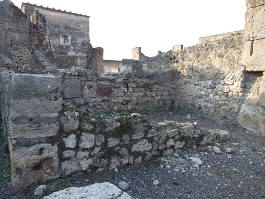 VIII.4.17 Pompeii. December 2007. Rear room on west side of entrance.