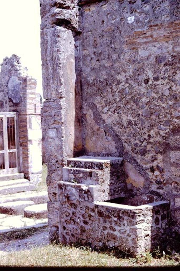 VIII.4.25 Pompeii. 1961. Looking south-east towards masonry counter. Photo by Stanley A. Jashemski.
Source: The Wilhelmina and Stanley A. Jashemski archive in the University of Maryland Library, Special Collections (See collection page) and made available under the Creative Commons Attribution-Non Commercial License v.4. See Licence and use details.
J61f0716
