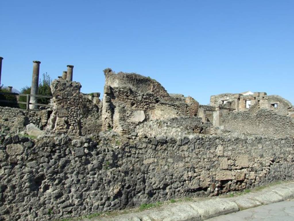 VIII.4.29 Pompeii. March 2009.  Looking north and east.