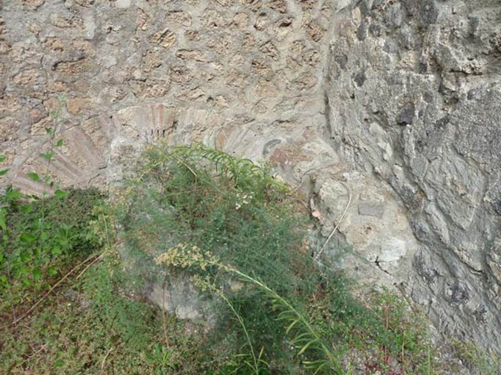 VIII.4.37 Pompeii. September 2015. Structure in north-east corner, perhaps a furnace or a basin/vat?