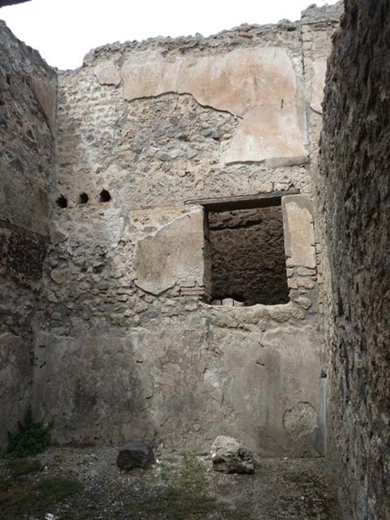 VIII.4.37 Pompeii. September 2015. Looking north into room with two windows.