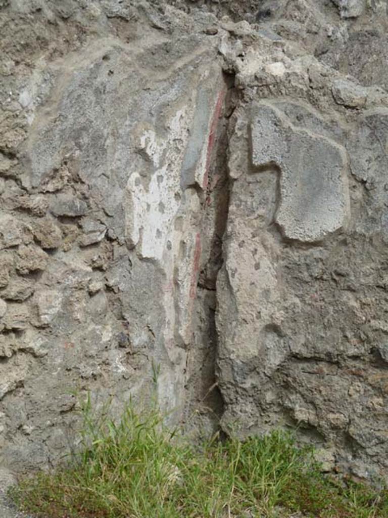 VIII.4.44 Pompeii. September 2015. Detail from north-east corner of triclinium.