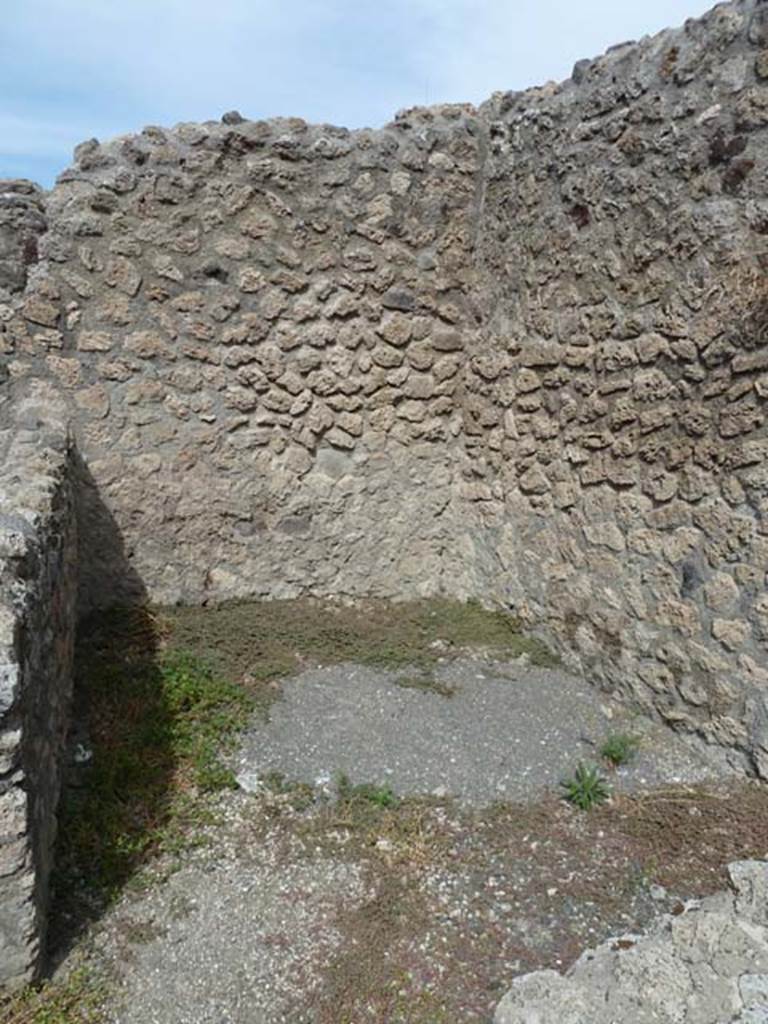 VIII.4.51 Pompeii. September 2015. Rear room in north-east corner, looking north.