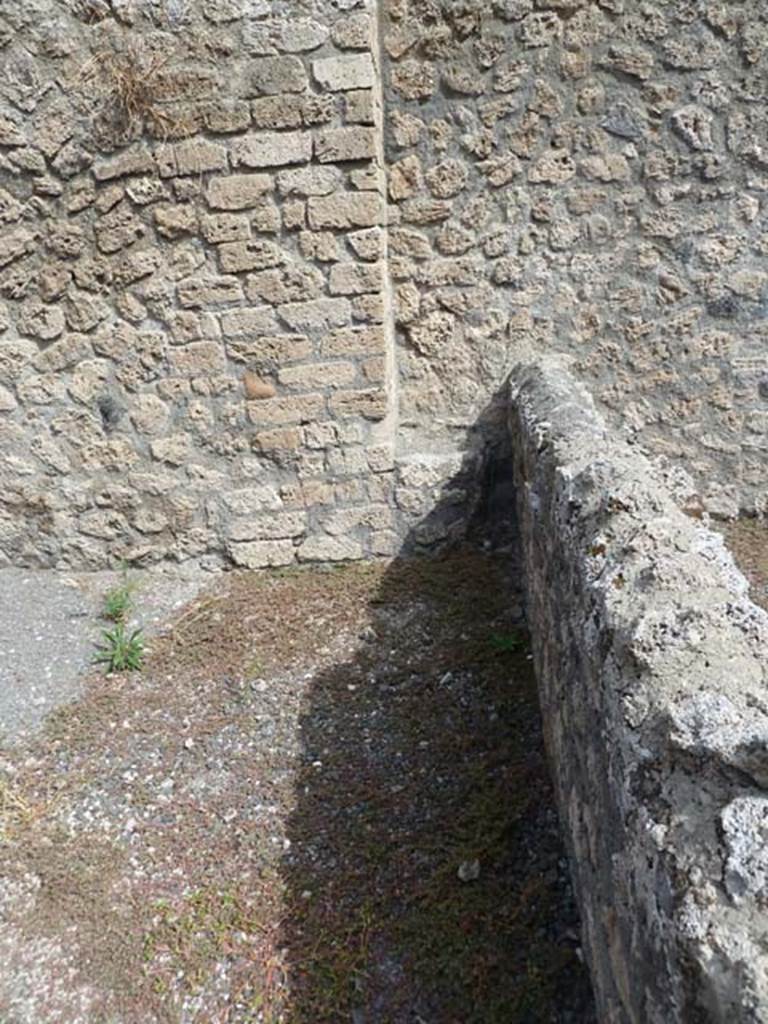 VIII.4.51 Pompeii. September 2015. Rear room in north-east corner, looking east.