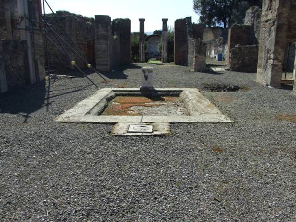 VIII.5.2 Pompeii.  March 2009.  Room 1. Atrium. Looking south.