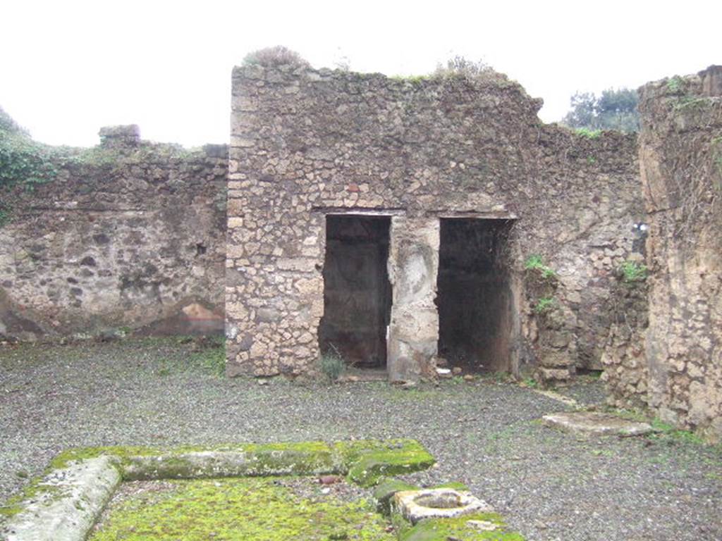 VIII.5.5 Pompeii. December 2005. South-west corner of atrium.