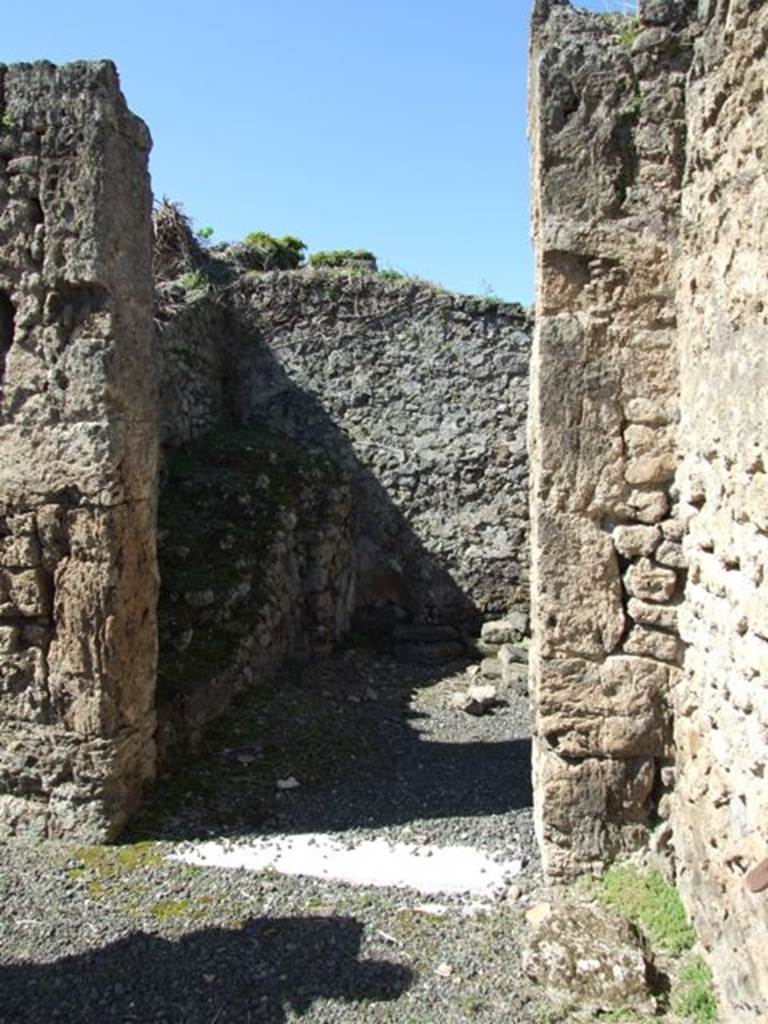 VIII.5.9 Pompeii.  March 2009.  Room 2, with stairs to upper floor.