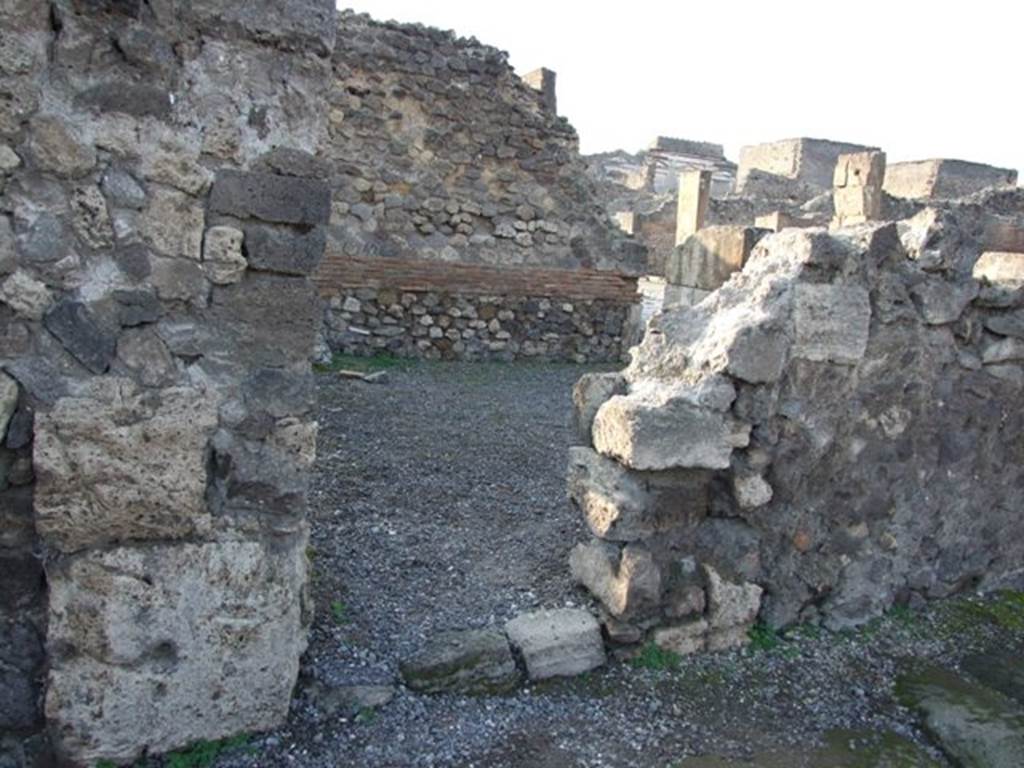 VIII.5.12 Pompeii. December 2007. Doorway to steps to upper floor.