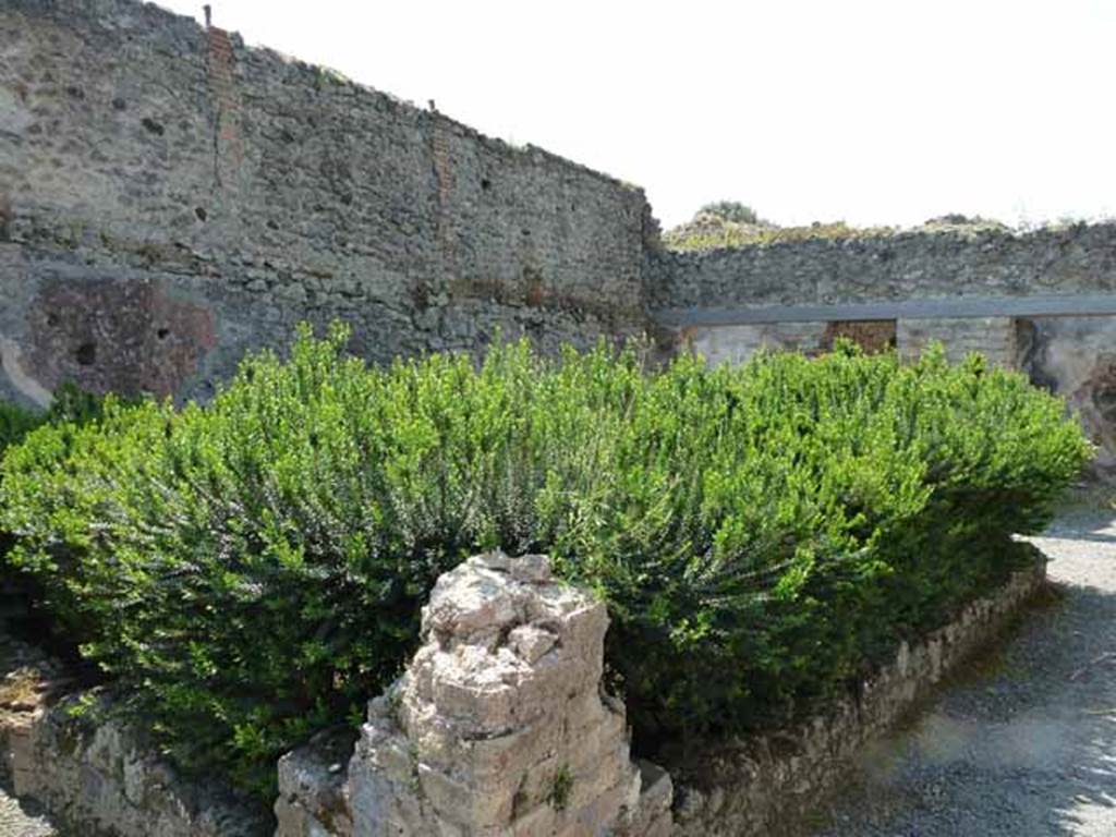 VIII.5.24 Pompeii. May 2010. Looking south-west across peristyle garden.