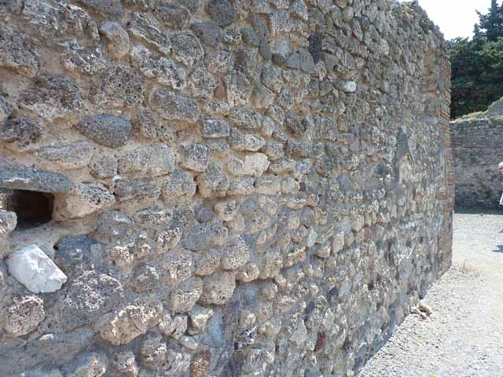 VIII.5.24 Pompeii. May 2010. Entrance corridor, east wall.