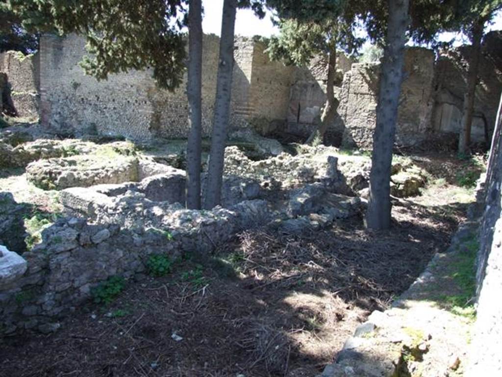 VIII.5.36 Pompeii.  March 2009.  Taken from VIII.5.28.  Looking south west.