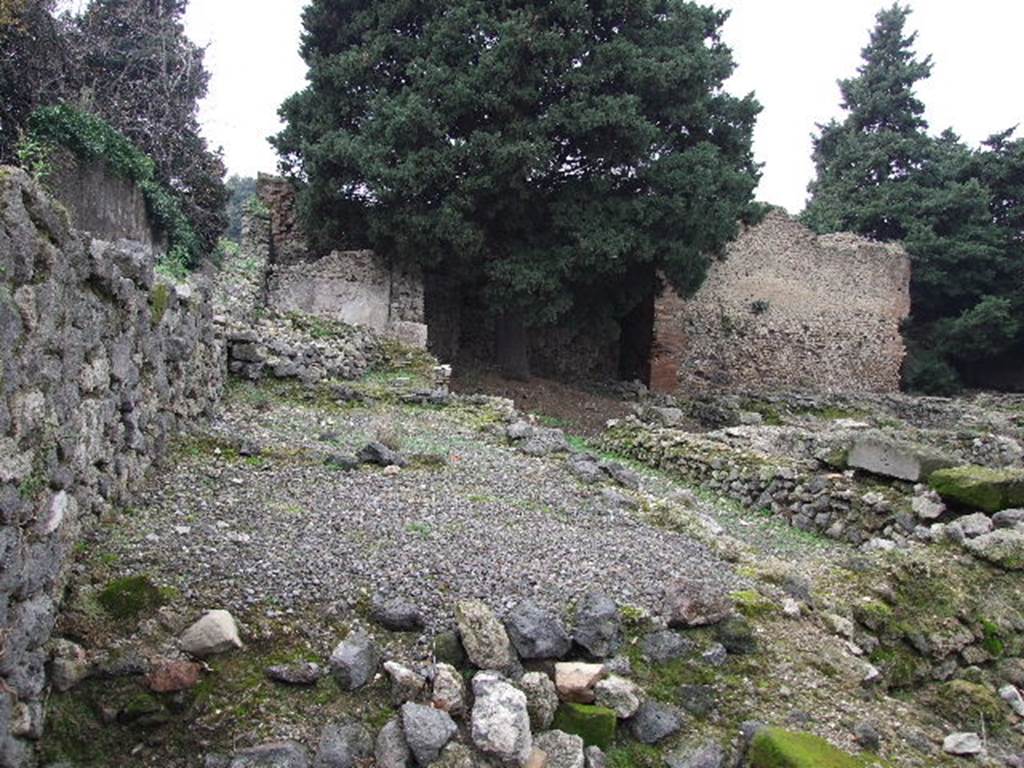 VIII.5.36 Pompeii.  December 2006.  Looking west from entrance.  

 
