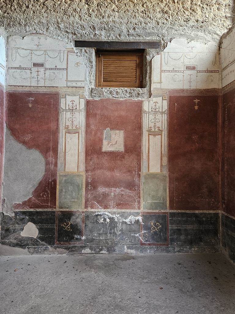 VIII.5.37 Pompeii. November 2024. 
Room 13, looking towards west wall. Photo courtesy of Annette Haug.
