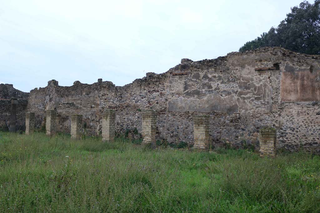 VIII.6.2, Pompeii. December 2018. Looking south along west side. Photo courtesy of Aude Durand.