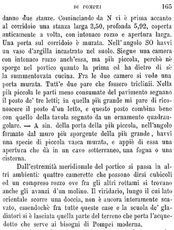 VIII.7.6 Pompeii. 1875. Report, by Mau, of excavations.
See Bullettino dell’Instituto di Corrispondenza Archeologica (DAIR), 1875, (p. 165).
