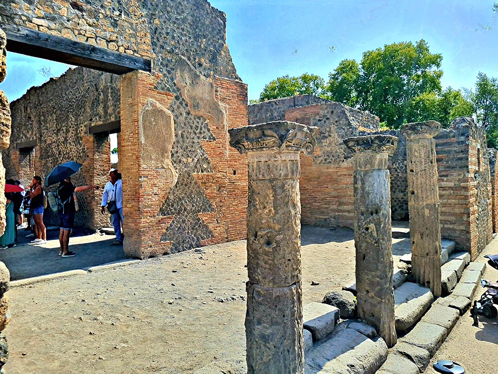 VIII.7.17 Pompeii, on left. September 2024. Looking east. Photo courtesy of Giuseppe Ciaramella.