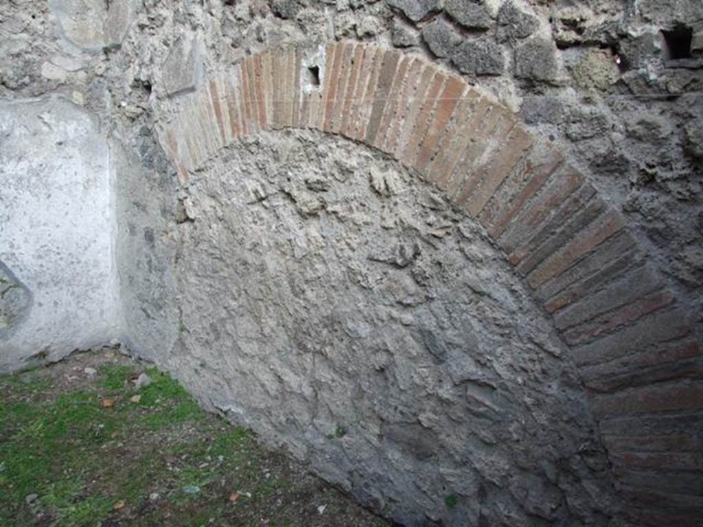 VIII.7.16 Pompeii. December 2007. East wall of small room on north side. 