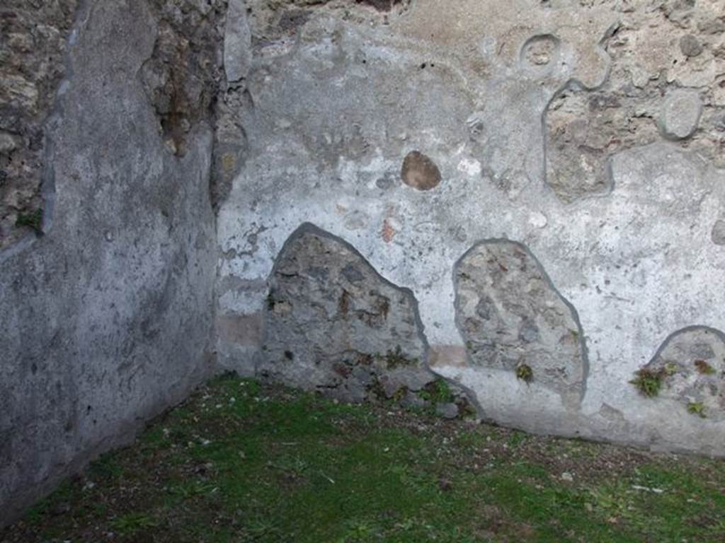 VIII.7.16 Pompeii.  December 2007. Small room on north side.  North wall.