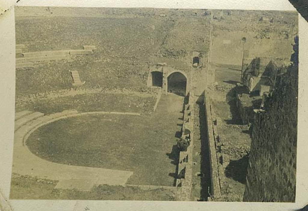 VIII.7.20 Pompeii. 29th March 1922. Large Theatre, looking east. Photo courtesy of Rick Bauer.