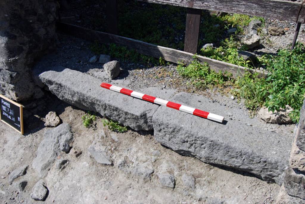 VIII.7.22 Pompeii. June 2009. Entrance threshold or sill. Photo courtesy of Sera Baker.