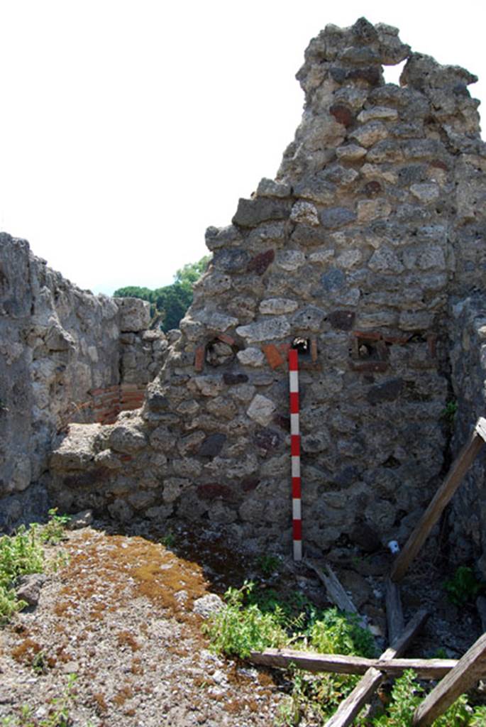 VIII.7.24 Pompeii. June 2009. South wall of room in south-east corner of atrium. Photo courtesy of Sera Baker.