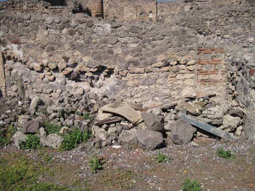 VIII.7.26 Pompeii. September 2010. North wall. Photo courtesy of Drew Baker.