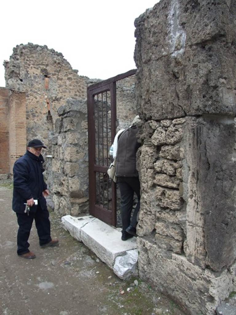 IX.1.7 Pompeii.  December 2007.  Entrance on Via Stabia.