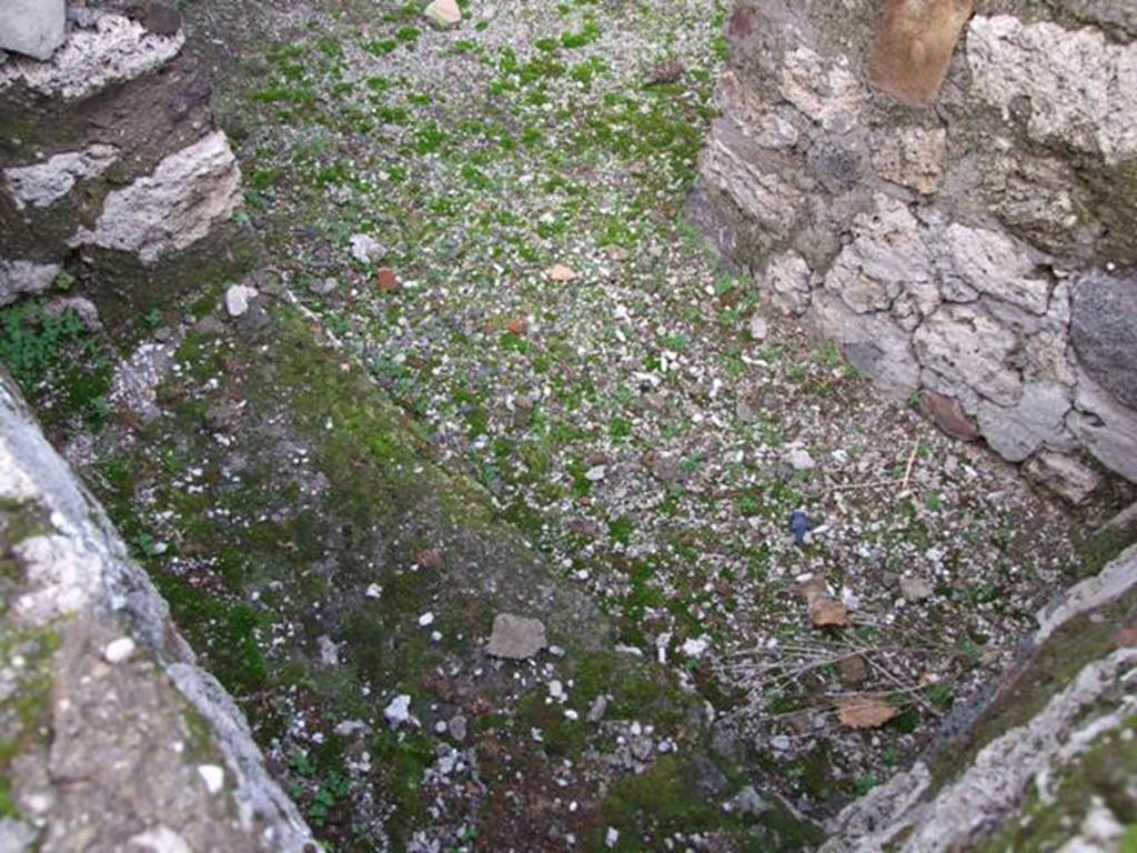 IX.1.13 Pompeii. December 2007. Inside of counter.