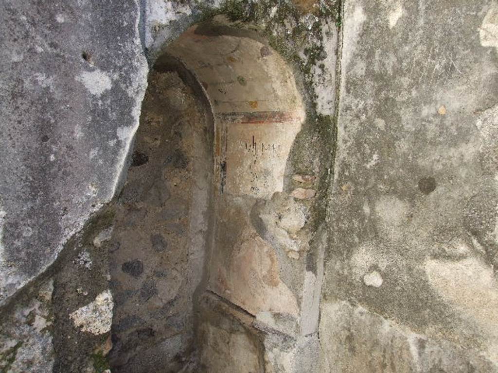 IX.1.18 Pompeii. December 2006. Painted niche.