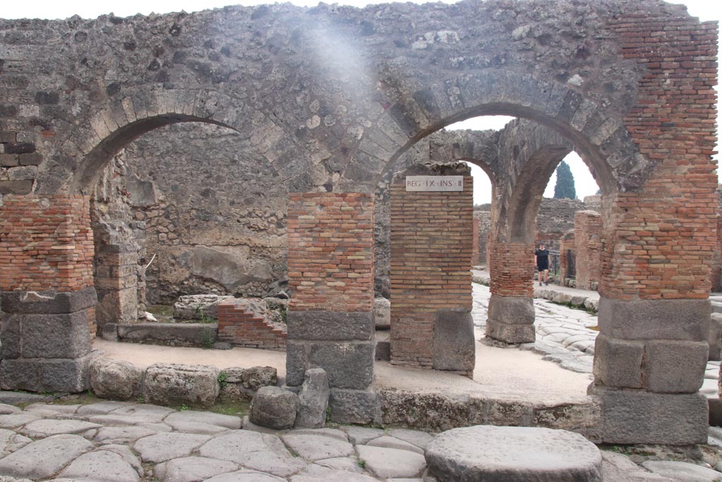 IX.2.1 Pompeii. October 2023. Looking south at north side. Photo courtesy of Klaus Heese.