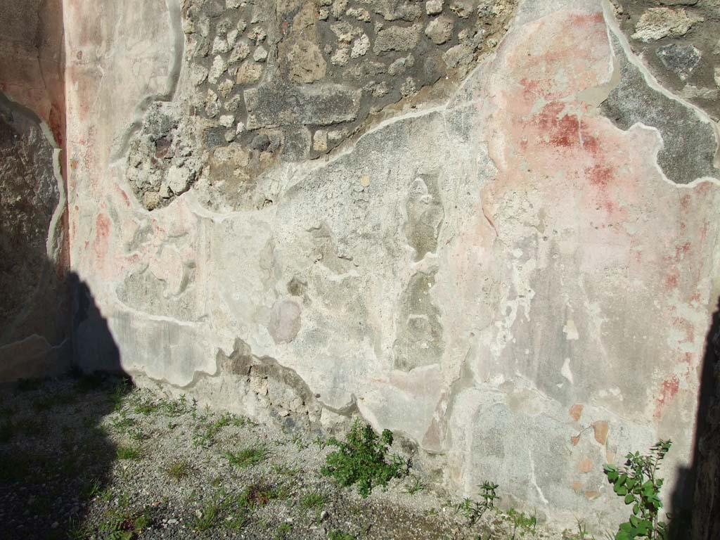 IX.3.2 Pompeii. March 2009. East wall of room on north side of garden area.