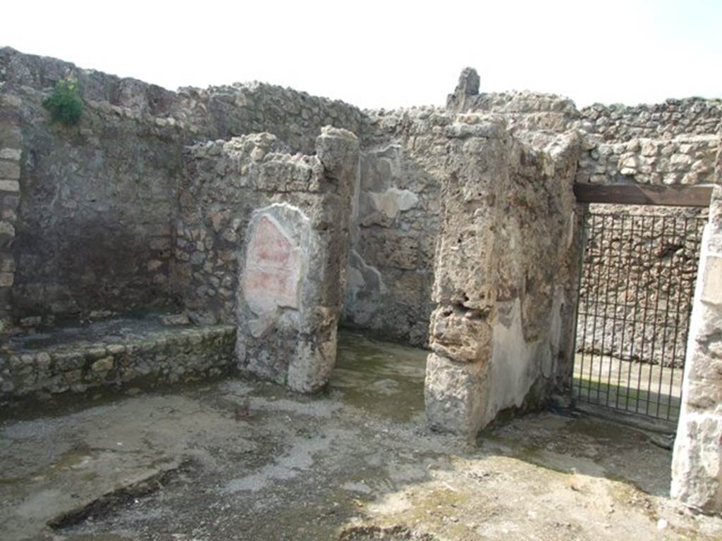 IX.3.5 Pompeii.  March 2009.  Room 30.  Secondary atrium.  Looking north-west towards door to room 34, on west side of entrance IX.3.24.
