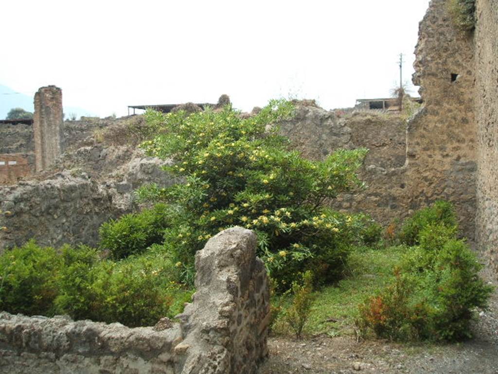 IX.3.12 Pompeii.  May 2005.  Looking west across raised garden area.