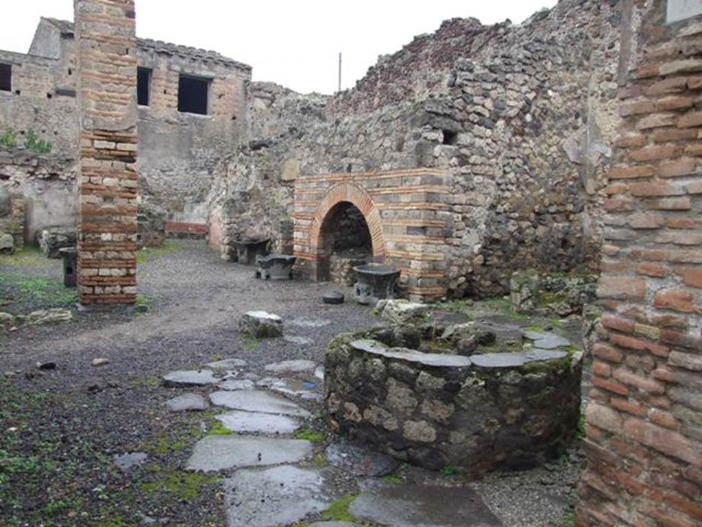 IX.3.12 Pompeii. January 2008. Looking north-east from entrance.