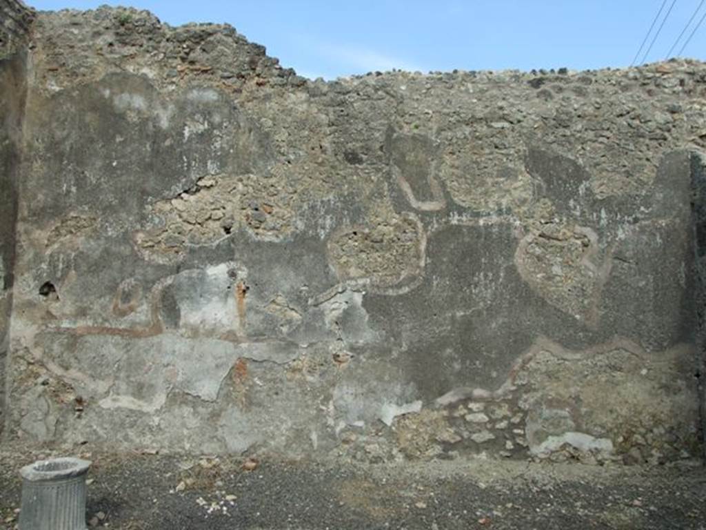 IX.3.15 Pompeii.  March 2009.   Room 2.  East wall of atrium.