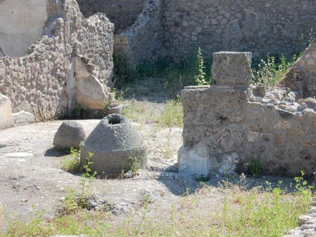 IX.3.21 Pompeii. May 2017. Looking west from Vicolo di Tesmo. Photo courtesy of Buzz Ferebee.