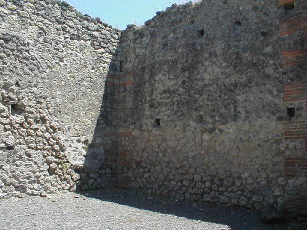 IX.4.9 Pompeii. May 2005. South wall.