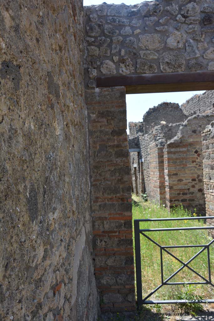 IX.5.1 Pompeii. May 2017. Looking south along east wall towards south-east corner.
Foto Christian Beck, ERC Grant 681269 DÉCOR.
