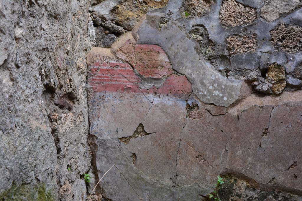 IX.5.2 Pompeii. March 2017. Room n, detail from lower east wall in north-east corner.
Foto Christian Beck, ERC Grant 681269 DCOR.

