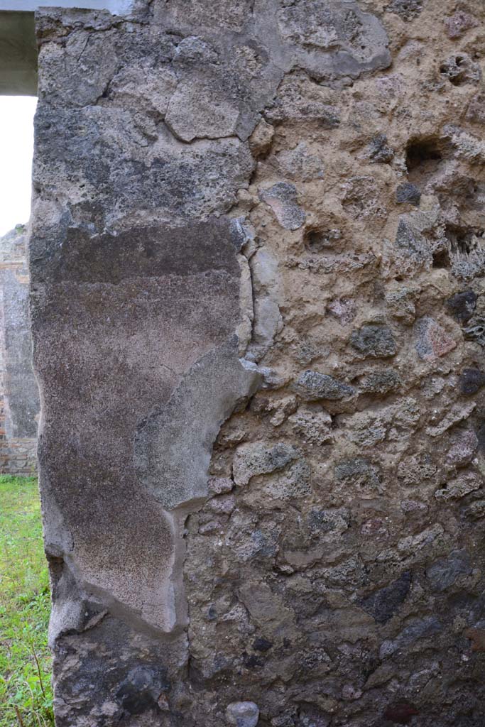 IX.5.2 Pompeii. March 2017. Room z, south wall with doorway to peristyle p.
Foto Christian Beck, ERC Grant 681269 DCOR.
