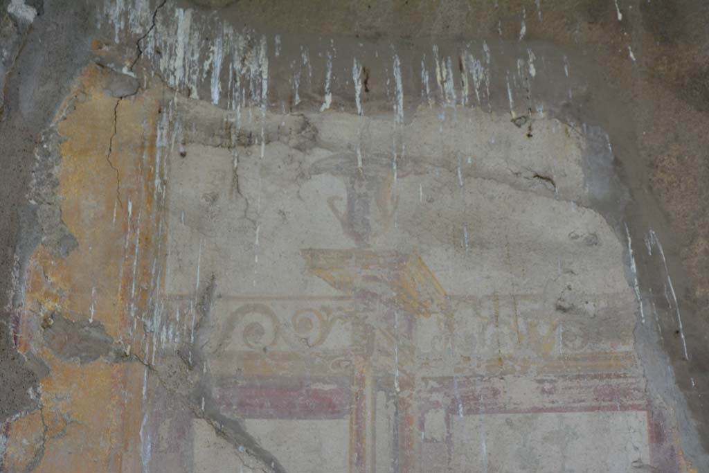 IX.5.2 Pompeii. March 2017. Room u, detail from upper north wall in north-west corner. 
Foto Christian Beck, ERC Grant 681269 DCOR.
